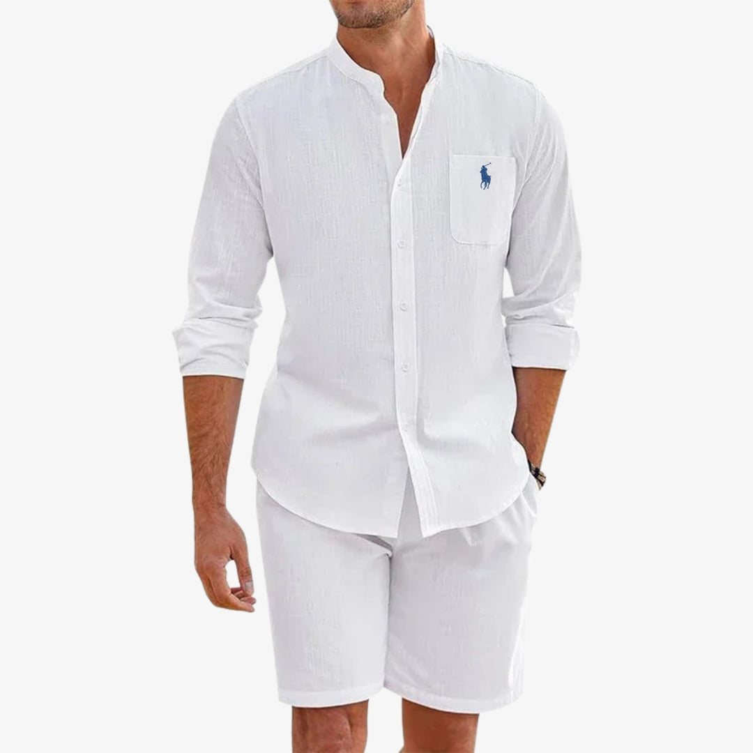Elegant Shirt & Shorts Set - CLEARANCE SALE