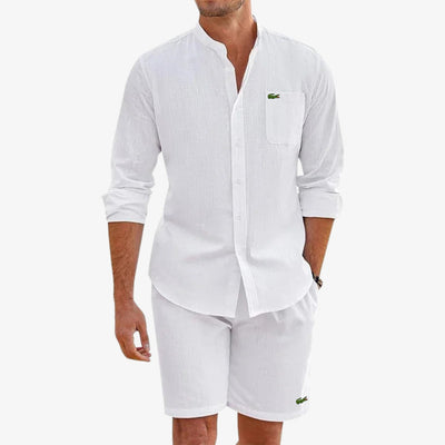 Elegant Shirt & Shorts Set - CLEARANCE