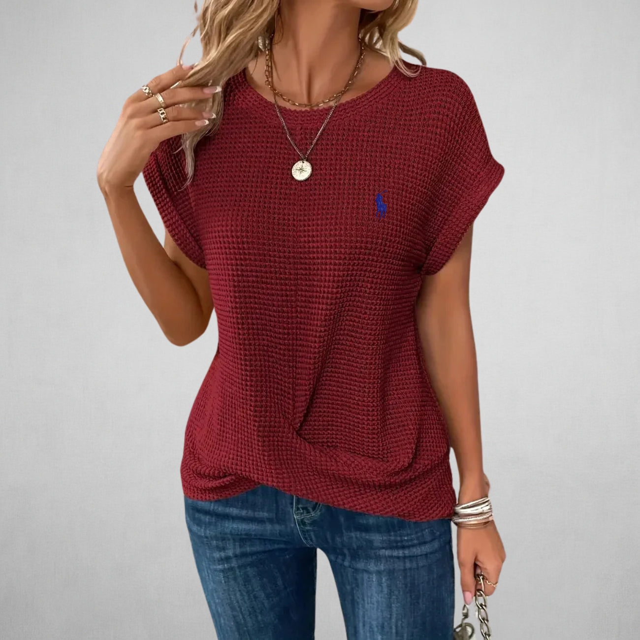 Casual Textured T-Shirt — CLEARANCE SALE