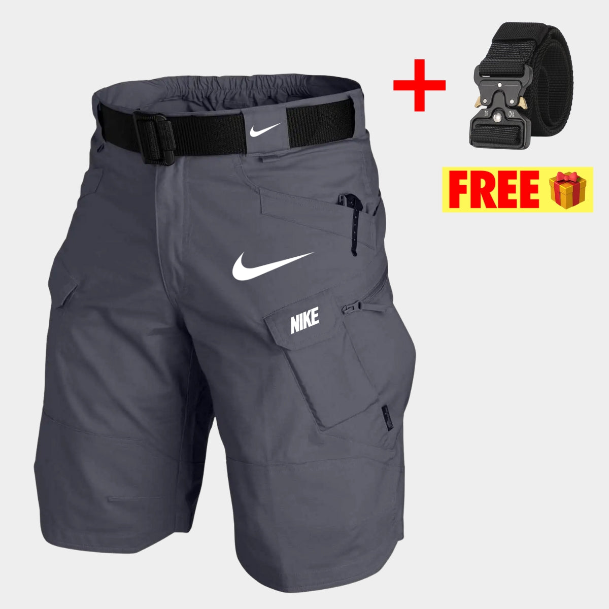Tactical Cargo Shorts + Free Belt — CLEARANCE PRICE