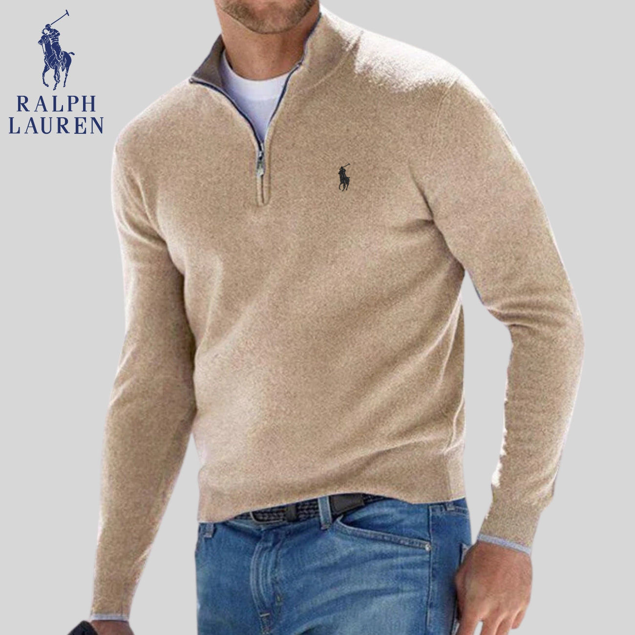 Half-Zipped Sweater - CLEARANCE SALE -
