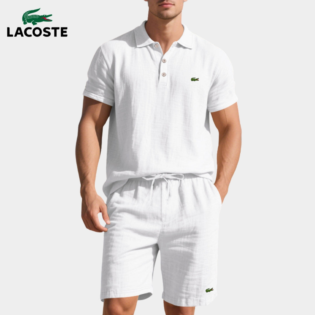 Casual Polo & Shorts Set || CLEARANCE SALE