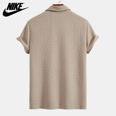 Textured Polo and Shorts Set || CLEARANCE SALE
