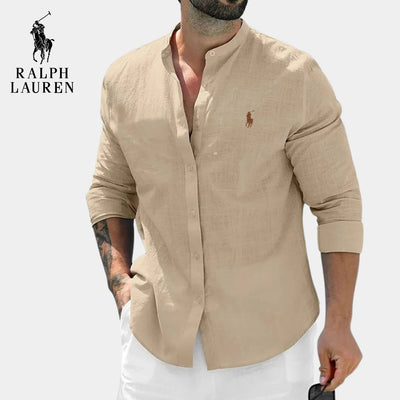 Elegant Mandarin Collar Shirt || CLEARANCE PRICE LO