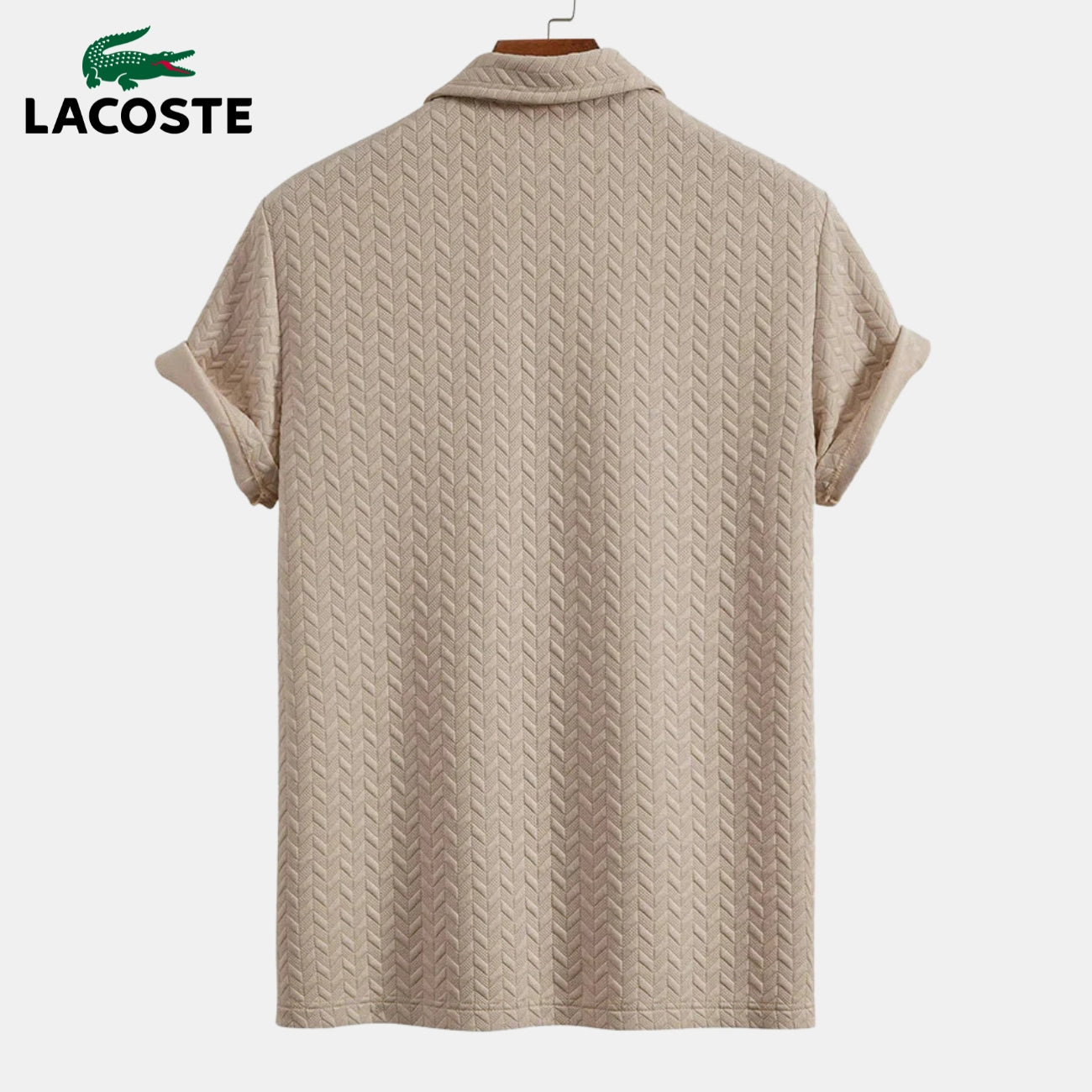 Textured Polo & Shorts Set || CLEARANCE SALE LO
