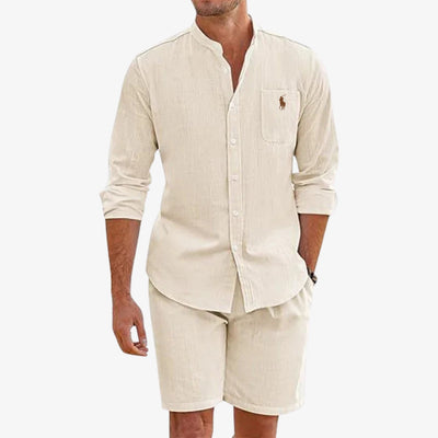 Elegant Shirt & Shorts Set - CLEARANCE SALE