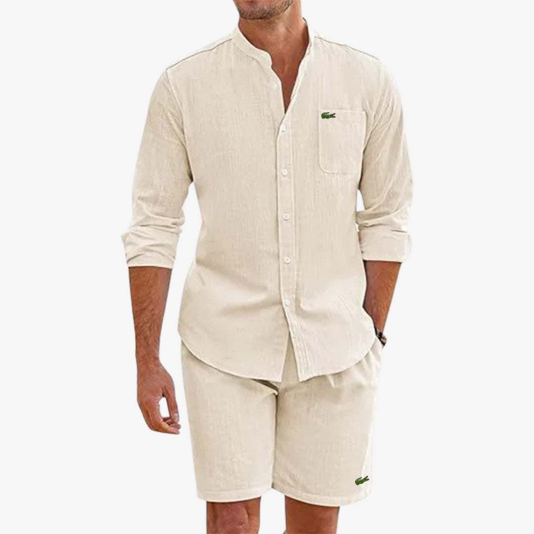 Elegant Shirt & Shorts Set - CLEARANCE