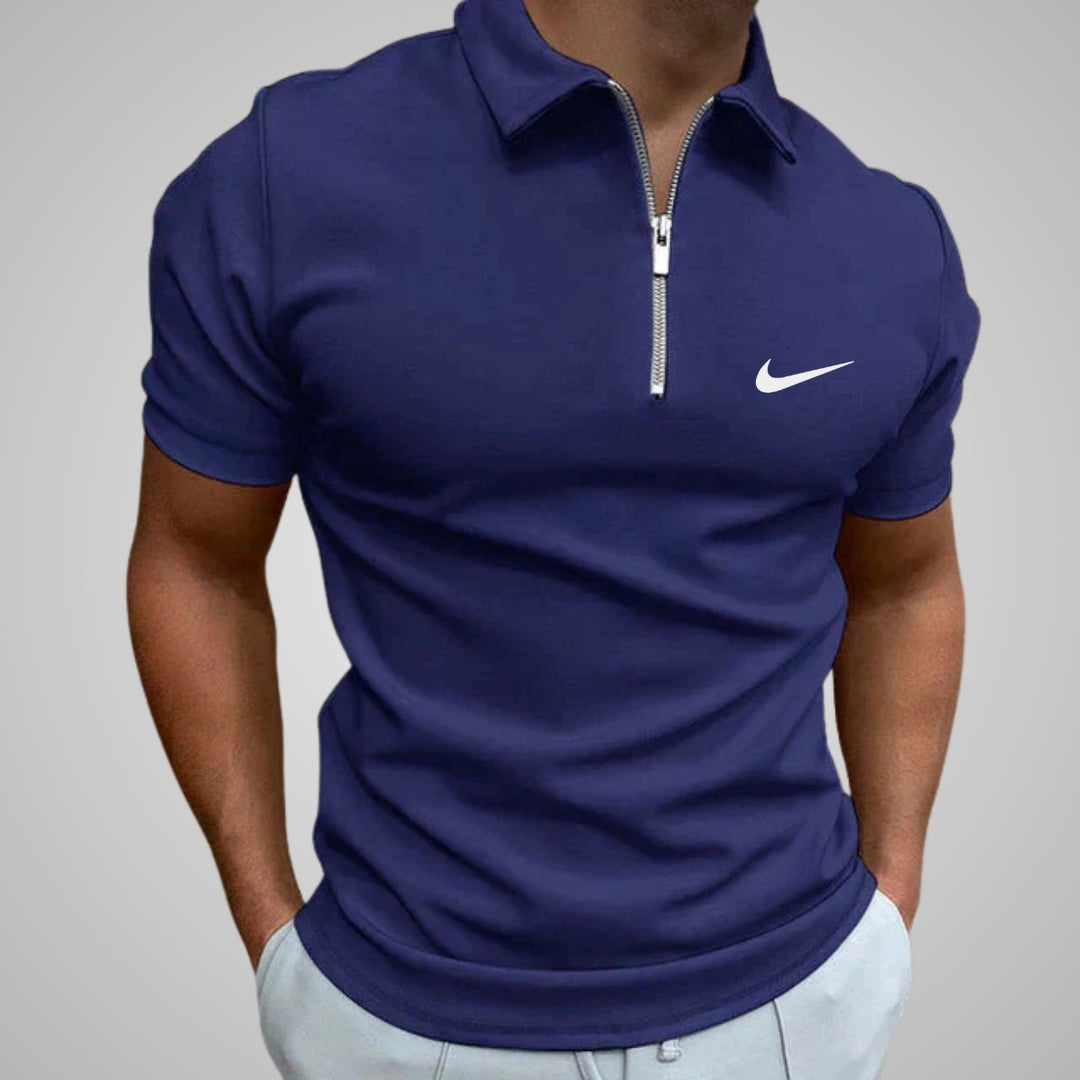 Casual Zip Polo - CLEARANCE PRICE