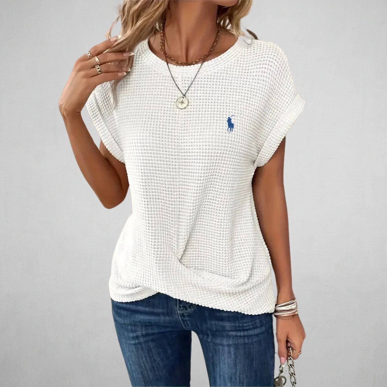 Casual Textured T-Shirt — CLEARANCE SALE