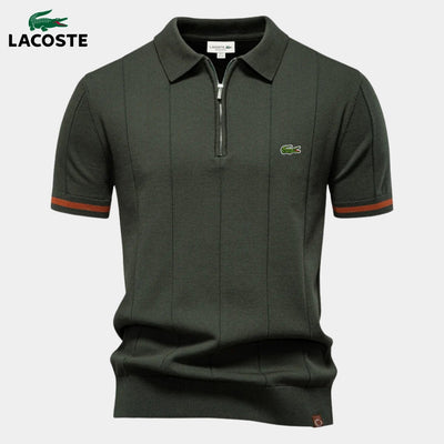 Half-Sleeve Zip Polo || CLEARANCE PRICE