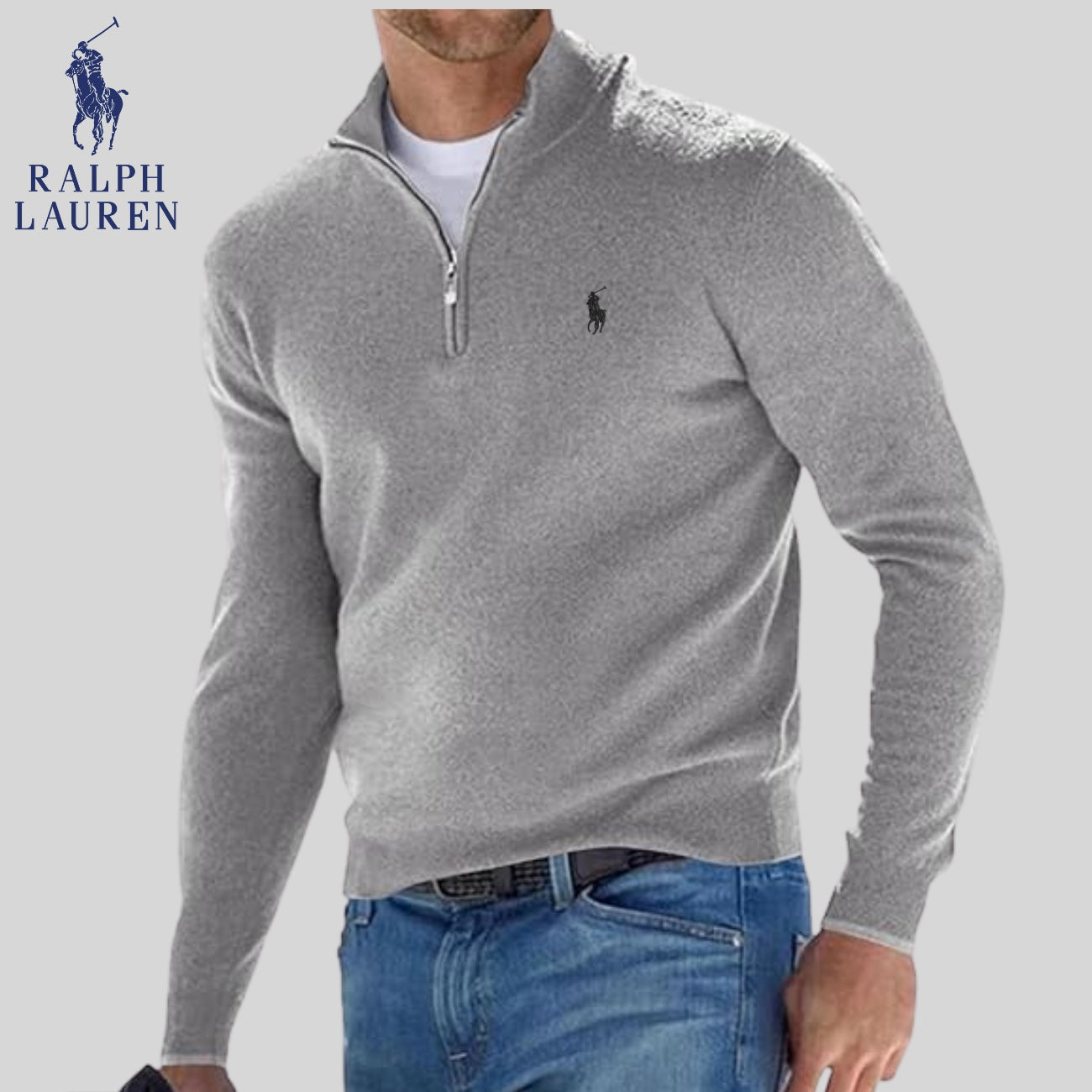 Half-Zipped Sweater - CLEARANCE SALE -