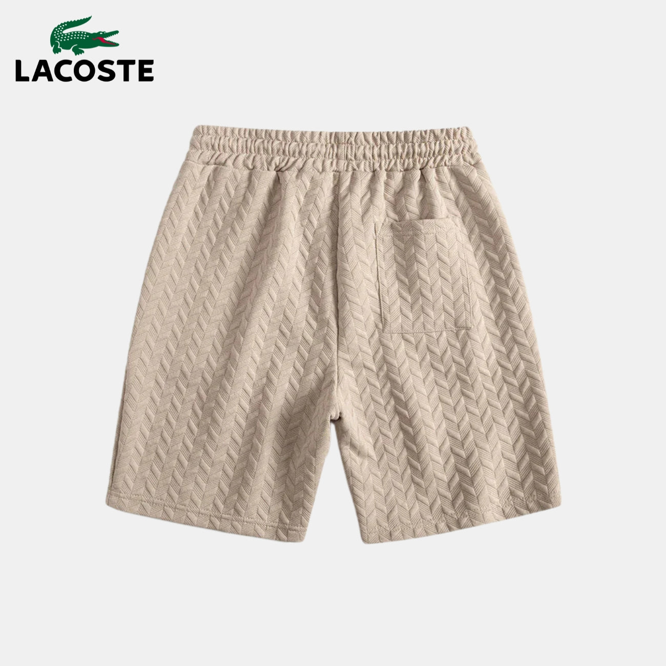 Textured Polo & Shorts Set || CLEARANCE SALE LO