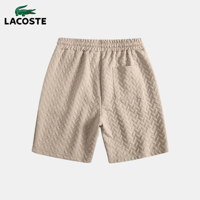Textured Polo & Shorts Set || CLEARANCE SALE LO