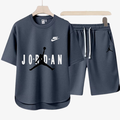 Casual Set for Men - T-Shirt and Shorts