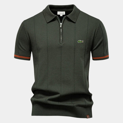 Half-Sleeve Zip Polo - CLEARANCE PRICE