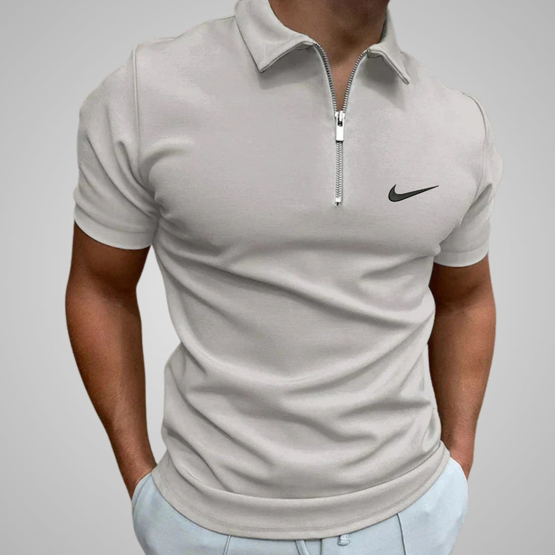 Casual Zip Polo - CLEARANCE PRICE