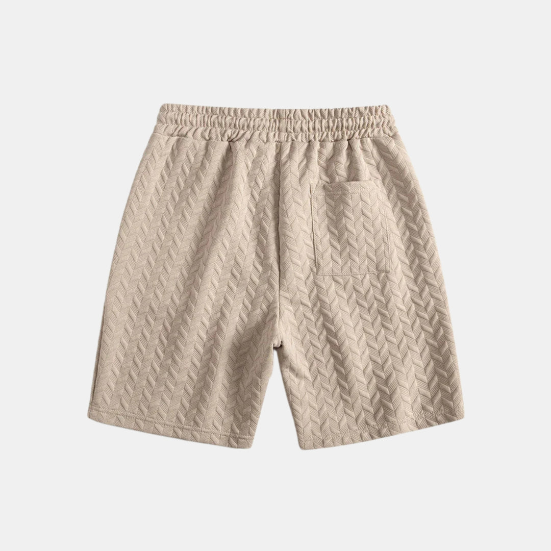 Textured Polo and Shorts Set - CLEARANCE SALE