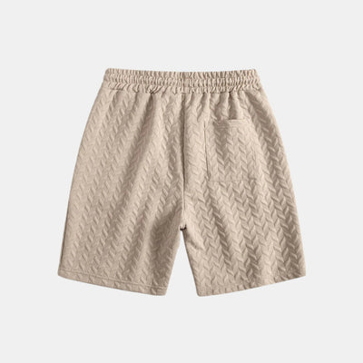 Textured Polo and Shorts Set - CLEARANCE SALE