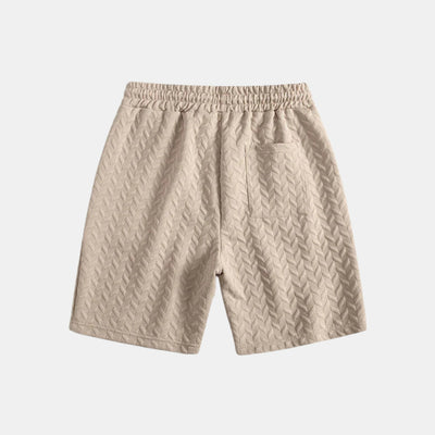 Textured Polo & Shorts Set - CLEARANCE SALE