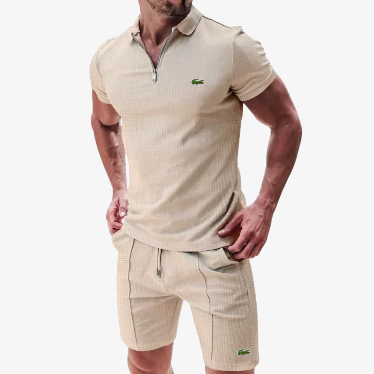 Ensemble Polo Zippé & Short - DÉSTOCKAGE