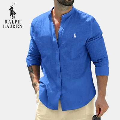 Elegant Mandarin Collar Shirt || CLEARANCE PRICE LO