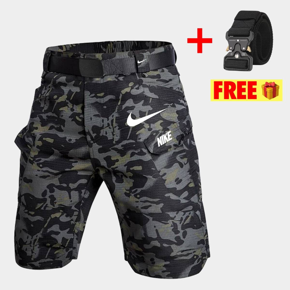 Tactical Cargo Shorts + Free Belt — CLEARANCE PRICE
