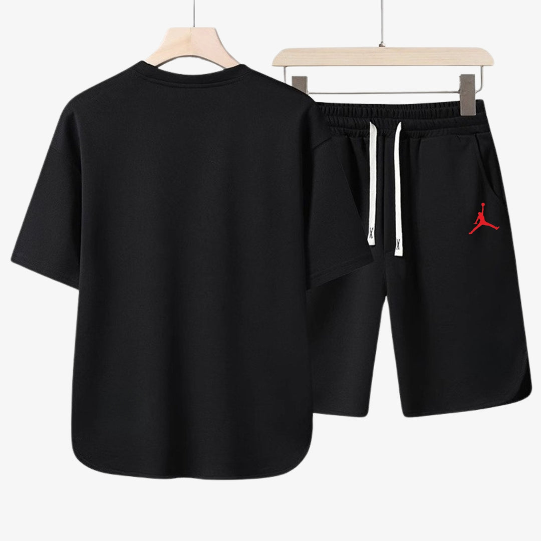 Casual Set for Men - T-Shirt and Shorts