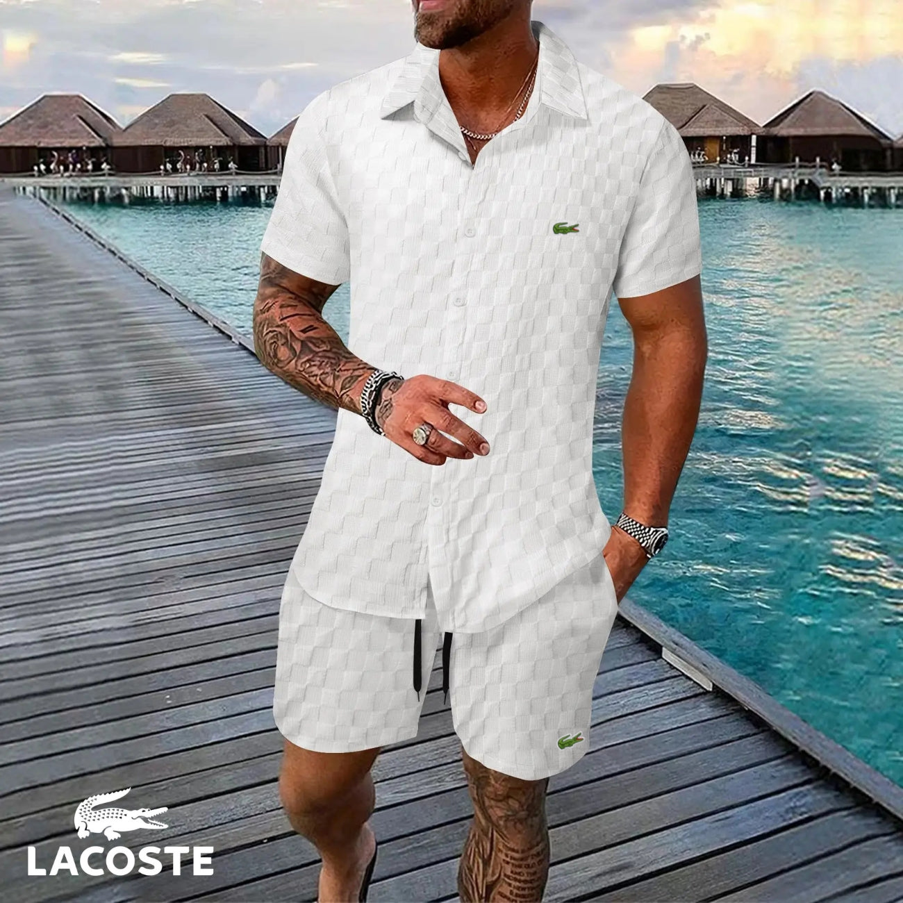 Men's Summer Set (Shirt & Shorts) || CLEARANCE SALE