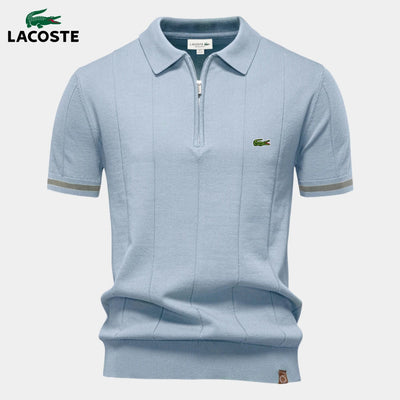 Half-Sleeve Zip Polo || CLEARANCE PRICE
