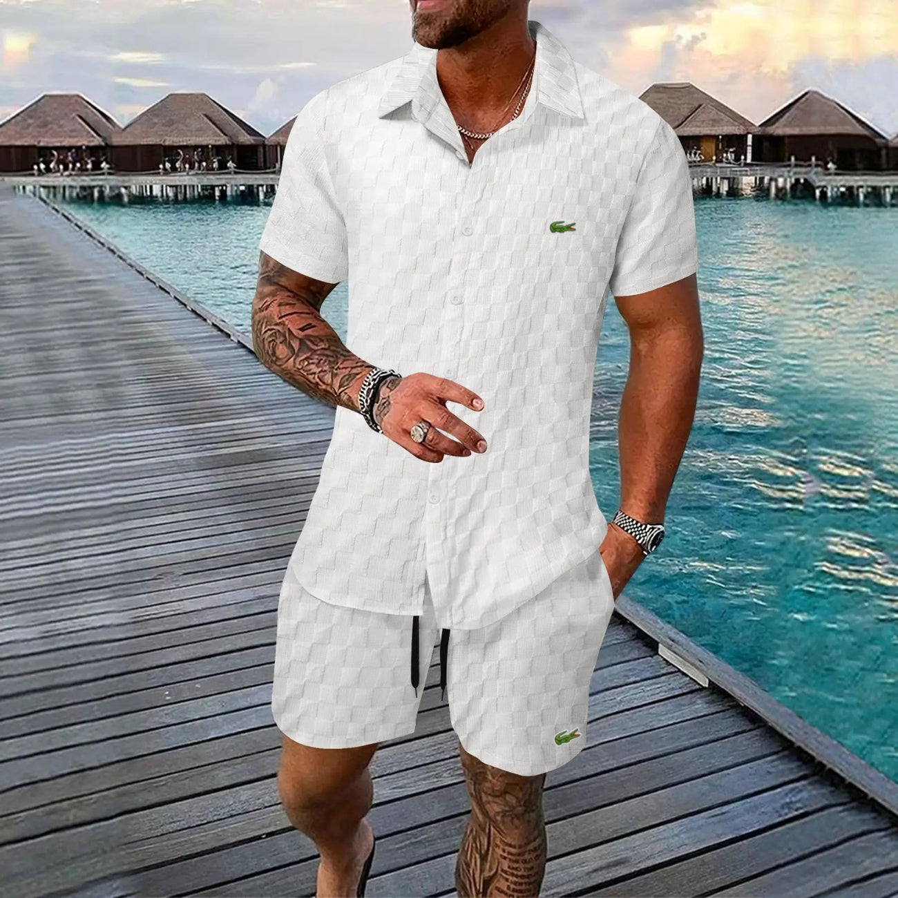Men's Summer Set (Shirt & Shorts) - CLEARANCE SALE