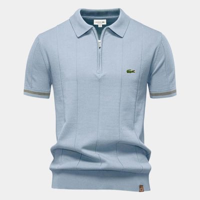 Half-Sleeve Zip Polo - CLEARANCE PRICE