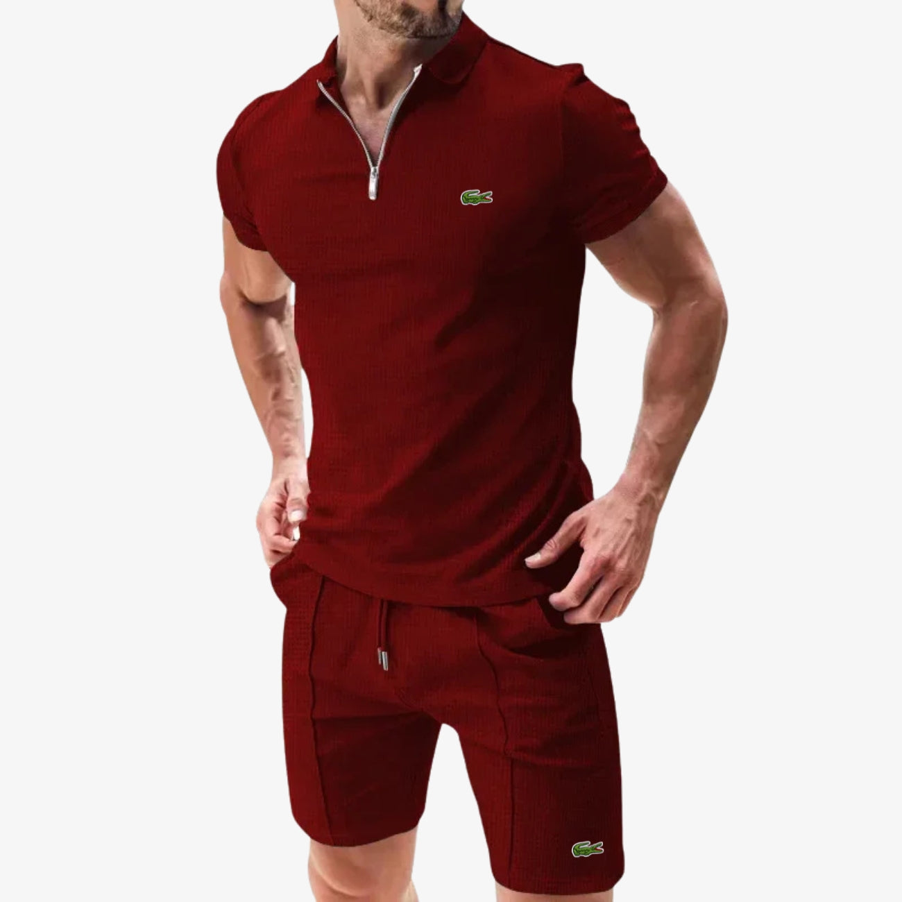 Ensemble Polo Zippé & Short - DÉSTOCKAGE