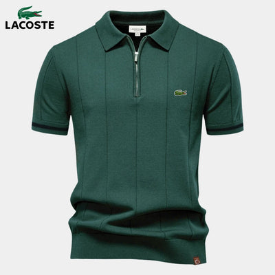 Half-Sleeve Zip Polo || CLEARANCE PRICE