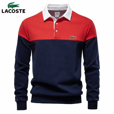 Men’s Long Sleeve Polo || STOCK CLEARANCE