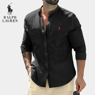 Elegant Mandarin Collar Shirt || CLEARANCE PRICE LO