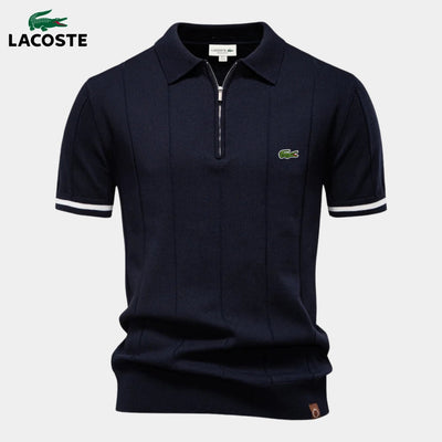 Half-Sleeve Zip Polo || CLEARANCE PRICE