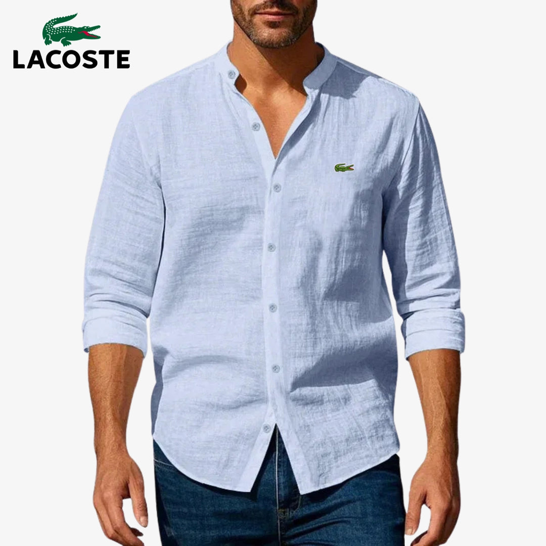 Elegant Mandarin Collar Shirt || CLEARANCE SALE