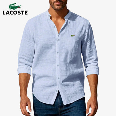 Elegant Mandarin Collar Shirt || CLEARANCE SALE