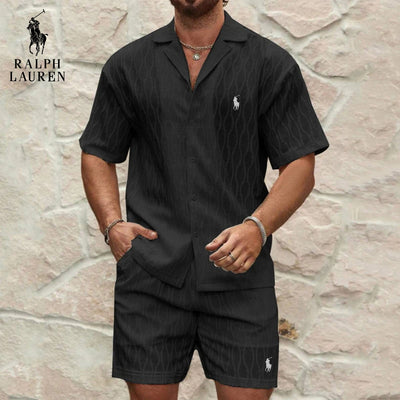 Textured Summer Set – Shirt & Shorts || CLEARANCE SALE