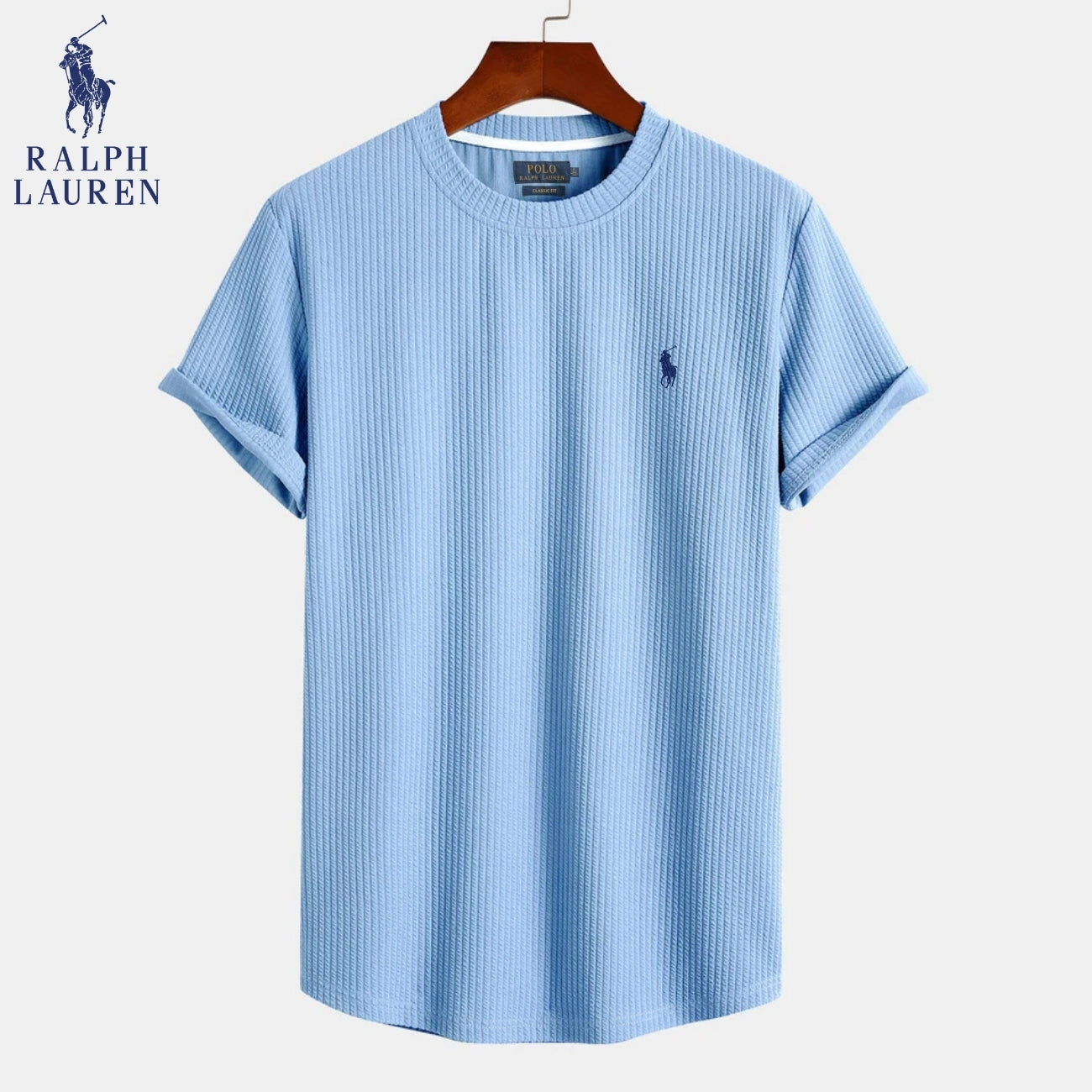 Ꮢalph Ꮮauren || Crew Neck T-shirt