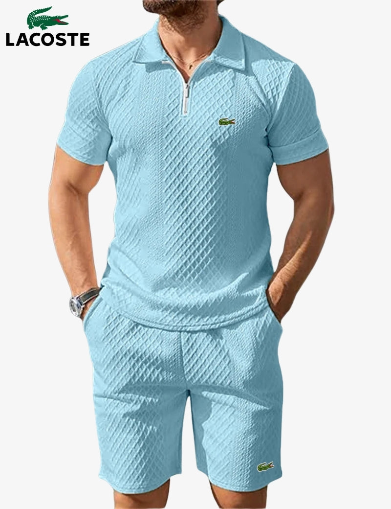 Set Polo Zippé & Short || DÉSTOCKAGE
