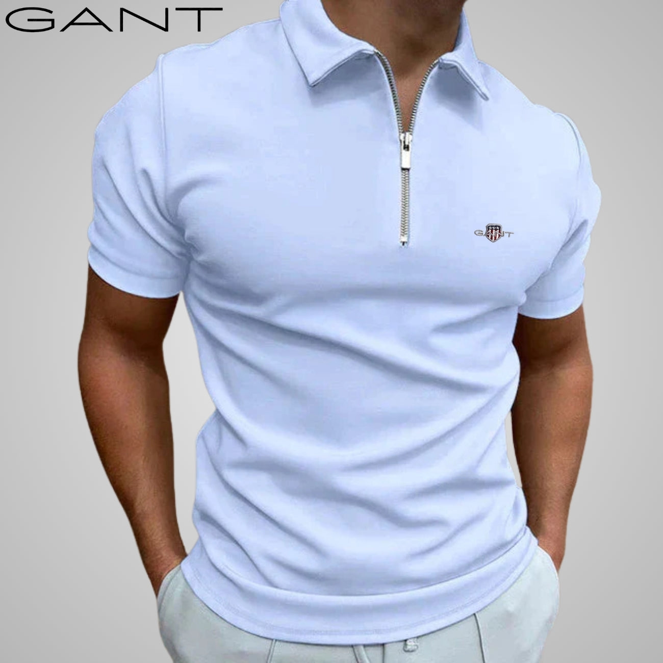Casual Zip Polo || CLEARANCE SALE