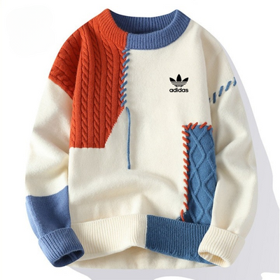 Casual Patchwork Sweater - CLEARANCE PRICE