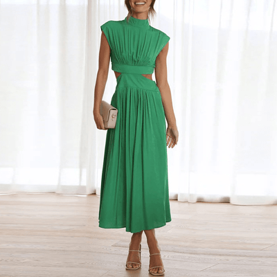 Nola | Robe à col montant avec découpes