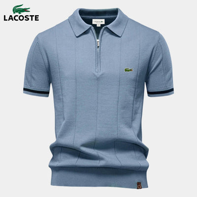 Half-Sleeve Zip Polo || CLEARANCE PRICE