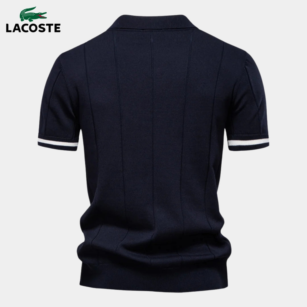 Half-Sleeve Zip Polo || CLEARANCE PRICE