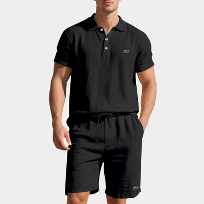 Casual Polo & Shorts Set - CLEARANCE SALE