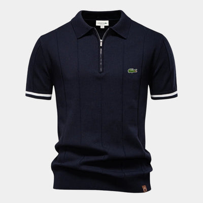 Half-Sleeve Zip Polo - CLEARANCE PRICE