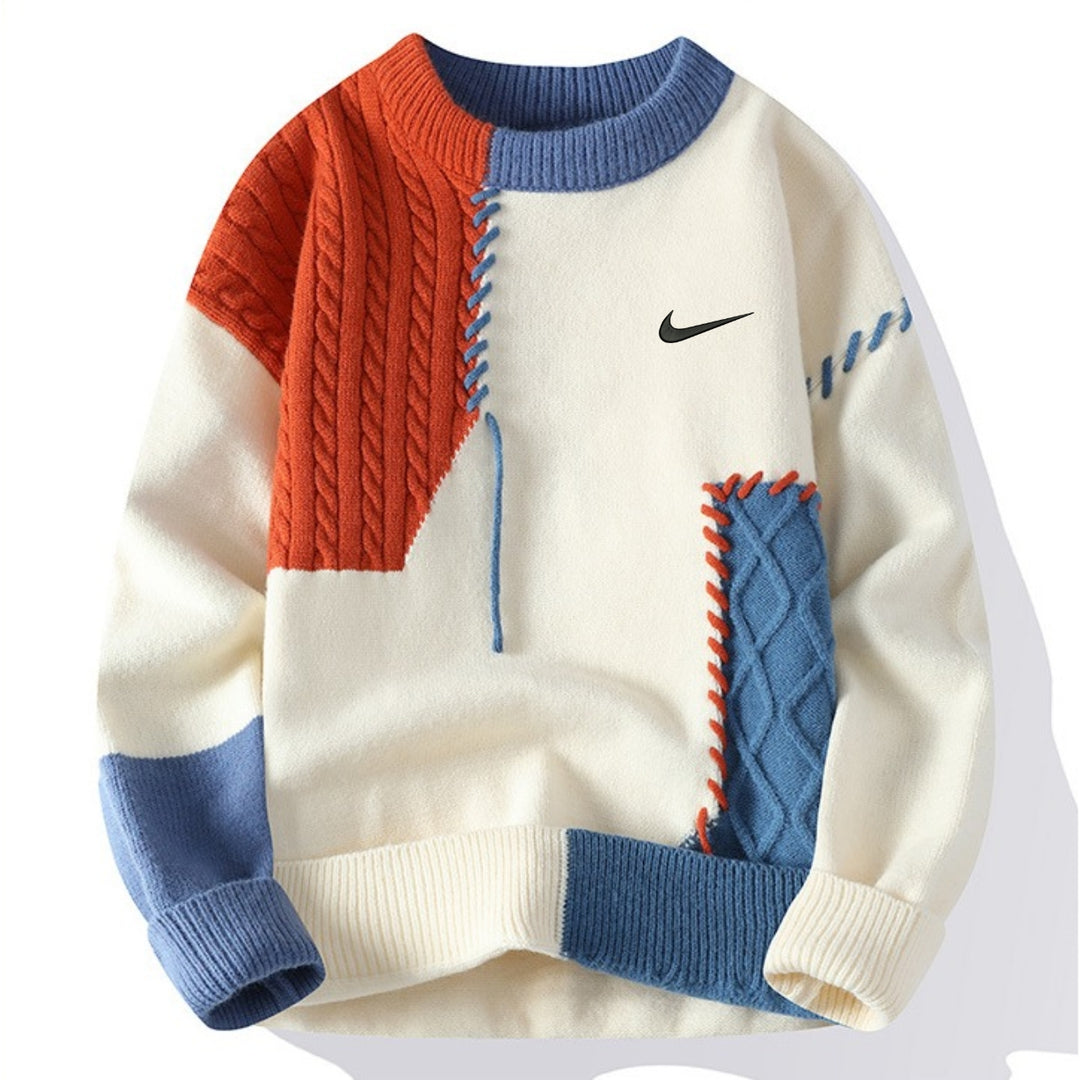 Casual Patchwork Sweater - CLEARANCE PRICE