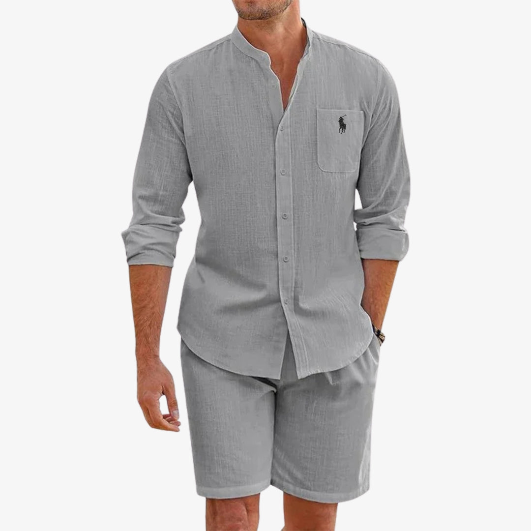 Elegant Shirt & Shorts Set - CLEARANCE SALE